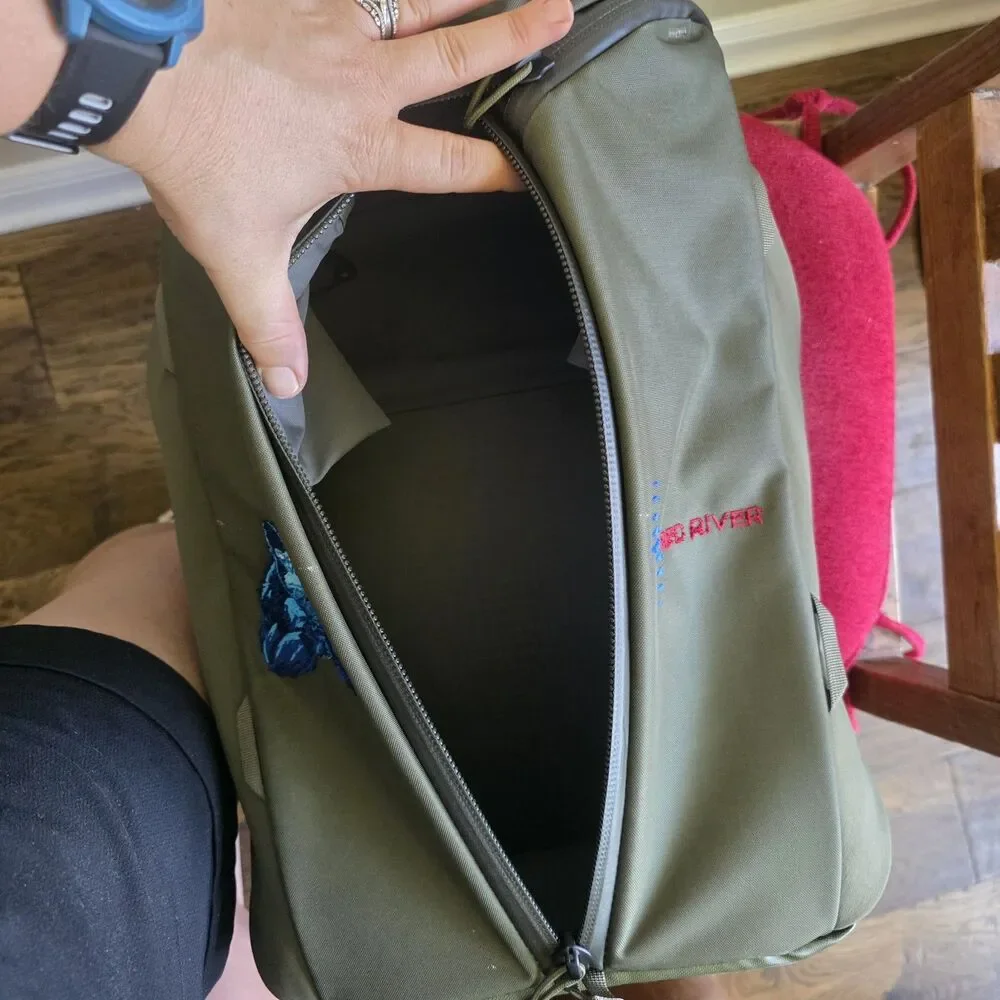 NWOT YETI Ranchero 27L Everyday Carry Backpack Olive Green Opens Wide, MSRP $275